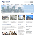 Screen shot of the Goddard Consulting LLP website.