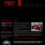 Screen shot of the Rosefield Garage Ltd website.