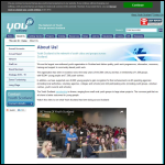 Screen shot of the Clubs for Young People (Scotland) website.