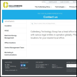 Screen shot of the Ies Callenberg Ltd website.