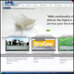 Screen shot of the National Milk Laboratories Ltd website.