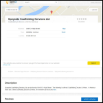 Screen shot of the Speyside Scaffolding Services Ltd website.