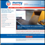 Screen shot of the Murray Machinery Ltd website.
