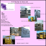 Screen shot of the R D Buchan & Sons Ltd website.