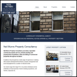 Screen shot of the Neil Munro Property Consultancy Ltd website.
