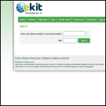 Screen shot of the Ek-it Ltd website.