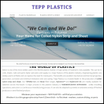 Screen shot of the Tullis Plastics Ltd website.