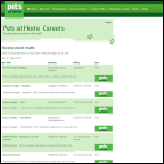 Screen shot of the Petjobs Ltd website.