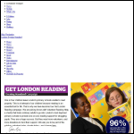 Screen shot of the The Reading Standard Ltd website.