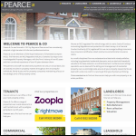 Screen shot of the W. Pearce & Co. (Northampton) Ltd website.