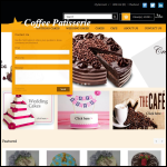Screen shot of the Star Coffee Patisserie website.