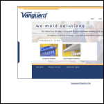 Screen shot of the Vanguard Plastics Ltd website.