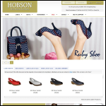 Screen shot of the Hobson & Holland Ltd website.