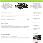Screen shot of the North West Fishing Ltd website.