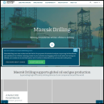 Screen shot of the The Maersk Company Ltd website.