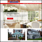 Screen shot of the Hardmans Pvc Windows Ltd website.