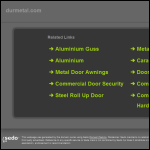 Screen shot of the Durmetal Ltd website.