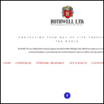 Screen shot of the Rathwell Ltd website.