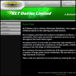Screen shot of the K.L.T. Dairies Ltd website.