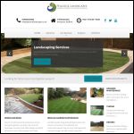 Screen shot of the Peacock Landscapes Ltd website.