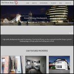 Screen shot of the Paul Simon Developments Ltd website.