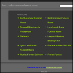 Screen shot of the Bartholomew & Sons Ltd website.