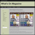 Screen shot of the What's on Magazines Ltd website.