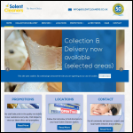 Screen shot of the Solent Cleaners Ltd website.