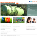 Screen shot of the Bristol Tank Cleaning Ltd website.