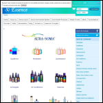 Screen shot of the Aura-soma Products Ltd website.