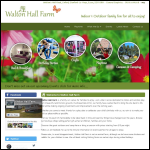 Screen shot of the Hall Farm (Knaresborough) Ltd website.