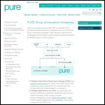 Screen shot of the Puremutual Ltd website.