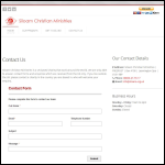 Screen shot of the Siloam Christian Ministries Ltd website.