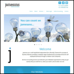 Screen shot of the The Jameson Partnership Ltd website.