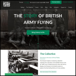 Screen shot of the The Museum of Army Flying Ltd website.