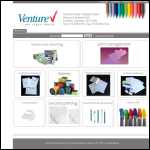 Screen shot of the Venture Business Forms Ltd website.
