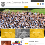 Screen shot of the Staines Preparatory School Trust website.