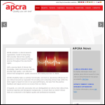 Screen shot of the P.C.R.A. Ltd website.