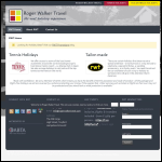 Screen shot of the Roger Walker Travel Ltd website.