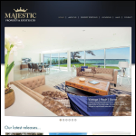 Screen shot of the Majestic Property Developments Ltd website.
