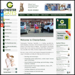Screen shot of the Chester Gates Ltd website.