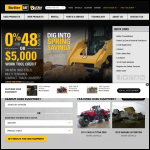 Screen shot of the Butler Equipment Sales Ltd website.