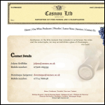 Screen shot of the Casnou Ltd website.