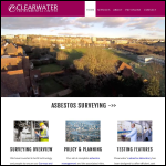 Screen shot of the Clearwater Environmental Services Ltd website.
