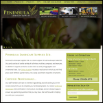 Screen shot of the Peninsula Supplies Ltd website.