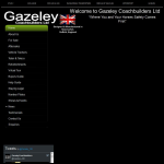 Screen shot of the Gazeley Uk Ltd website.