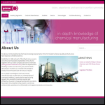 Screen shot of the Prime Chemicals Ltd website.