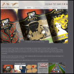 Screen shot of the Creative Touch Design Ltd website.