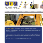 Screen shot of the Vhs Hire Store Ltd website.