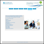 Screen shot of the Hamble Court Estates Ltd website.